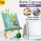 Artist Blank Stretched Canvas Canvases Art Large White Range Oil Acrylic Wood