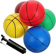 Abaodam 6Pcs Mini Basketball Set for Soft Inflatable Balls with for Indoor Hoops Pool Play Safe Materials for Development