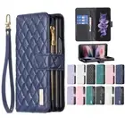 For Samsung Galaxy Z Fold6 Fold5 Fold4 Wallet Case PU Leather Folio Flip Cover