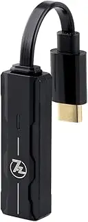 Linsoul 7HZ SEVENHERTZ 71 Portable Headphone Amplifier DAC Dongle with AK4377 Chip, High-End OCC Cable, Supports Android 5.1 And Above