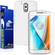 ArmorSuit Motorola Moto G4 Screen + White Carbon Fiber Skin Protector USA