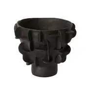 E Style Adora Vessel Porcelain Flower Vase Centerpiece Home Decor 33cm Black