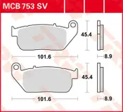TRW Lucas Sintered lining MCB753SV