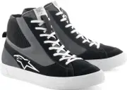 Alpinestars Stated Motorcycle Shoes, black-grey-white, Size 44 for Men Black Grey White