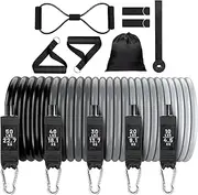 Workout Resistance Bands - Exercise Bands | Trainer Suspension Straps, Easy to Use and Setup Heavy Duty Adjustable Resistance Rops Purpose Portable for Home Gym Garage Studio and Yoga