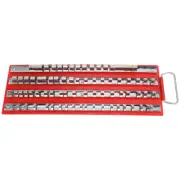 (80Pcs)Heavy Duty Socket Tray Rack Organizer 1/2 1/4 3/8 Inch Garage Workshop US