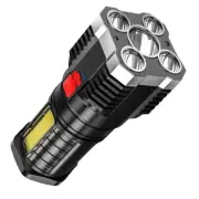 LED Flashlight Super Bright Torch USB Rechargeable Camping Tactical Lamp