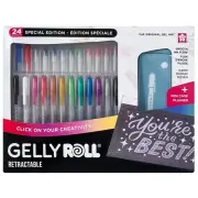 Sakura Gelly Roll Retractable Pen Gift Set-24 Pieces 5A002FWT-1GHBL