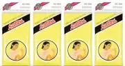 4 Pack Japanese Salux Beauty Skin Cloth Bath Body Towel No.100 Yellow S-2230x4