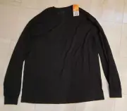 Champion C9IK-LS Mens Long Sleeve Tech T-Shirt XXL Black NEW!