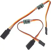 HOMOBABE 2pcs Signal Steering Gear Inverter for Airplane Robot Car Multi-Functional High Voltage Rotation Accessories for Effortless Direction Change and User-Friendly Setup