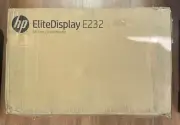 New HP HP EliteDisplay E232 23" LED IPS Monitor M1N98A8#ABA