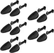 [Jwthee] 5 Pairs Shoe Tree Stretcher,Reusable Plastic Shoe Tree Stretcher Shaper for Men,Practical Boot Shoe Stretcher Black for Women,Adjustable Length Shoes Stretcher Shoe Shape Holder, #811, #811