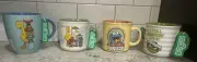 Sesame Street Mugs NEW Set Of 4-Oscar, Cookie Monster, Elmo, Big Bird, and more!
