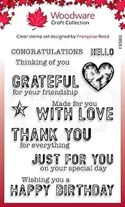 [Woodware] Francoise Collection-Clear Magic Stamp Set-Made for You, A6 ,FRS811