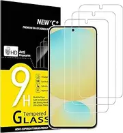 Tempered Glass Screen Protector for Samsung Galaxy S25, Scratch-Free, 9H Hardness, HD Screen Protector, Ultra Clear, Ultra Resistant, Pack of 3