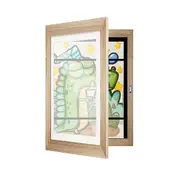 Art Frames Hold 150 Pictures Art Projects Wooden Artwork Display - Wood Art Frame