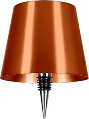 Wireless Bottle Lamp,3 Color Rechargeable Wine Bottle Lights Kit for Liquor Bottles Battery Operated Rechargeable Table Lamp Shade for Restaurant, Home, Bar, Home, Office, Christmas (Rose Gold)