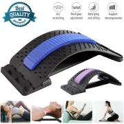 Back Massager Fitness Stretcher Pain Relie Lumbar Waist Spine Support Exercise
