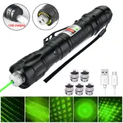 2000Miles 532nm Green LaserPointer Lazer Pen Visible Beam Light + Battery