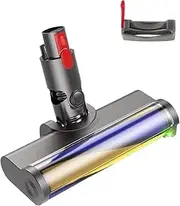 Electric Floor Brush Head with Green LED Light .Compatible for Dyson V7 V8 V10 V11 V15. Vacuum Cleaner Accessories