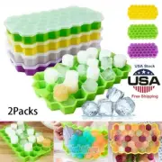8/37Cavities Ice Cube Ball Maker Silicone Tray Sphere Mold Bar Whiskey Cocktails