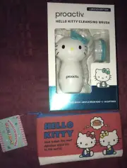 Proactiv HELLO KITTY CLEANSING BRUSH LIMITED EDITION & MAKEUP BAG NEW