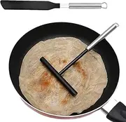 Crepe Spreader - Pancake Spatula | Crepe Spatula | Crepe Cooking Utensils | Crepe Spreader and Spatula Kit | Non Stick Pancake Scraper and Spreader Metal Baking Tools for Kitchen Pancake Stand