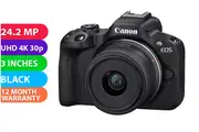 Canon EOS R50 Mirrorless Camera with 18-45mm Lens (Black) - BRAND NEW