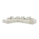 [James Lane] Riley Muse Flax Modular Sofa - Arm, 2x Armless, Corner, Left Terminal