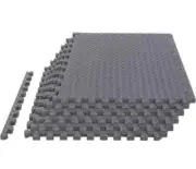 12pcs Puzzle Exercise Mat w/ EVA Foam Interlocking Tiles 48 Sq Ft GYM Home 24x24