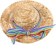 VANZACK Woven Hat for Dogs Adorable Rustic Cap for Dress Up and Photography Headgear for Parties and Everyday Wear Lightweight and Portable
