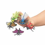 Insect Finger Puppets, Toys, 12 Pieces