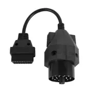 Obd Obd Ii Adapter For Bmw 20 Pin To Obd2 16 Pin Female Connector E36 E39 X5 Z3 For Bmw 20Pin black
