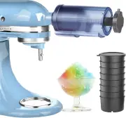 Shaved Ice Attachment for Kitchen Aid Stand Mixer - Snow Cone Machine, Shaved Ic