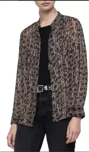 All Saints The Cada Flux Shirt sz M NWT
