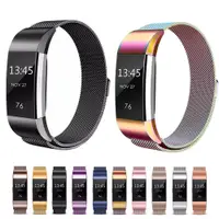 在飛比找蝦皮購物優惠-Fitbit charge2 錶帶 金屬錶帶 米蘭尼斯錶帶 