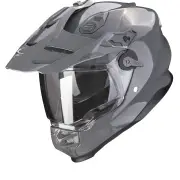 ADF-9000 Air Solid Cement Grey Adventure Helmet