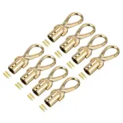 0.47" Cord End Cap Terminator Cord Finding for Tassel Jewelry Making 8Pcs Gold