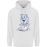 Floating Polar Bear Environment Climate Change Childrens Kids Hoodie