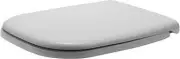 Duravit 006739 White D-Code Elongated Closed-Front Toilet Seat With Soft Close