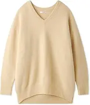 [SNIDEL] SWNO245006 Women's Wool V-Neck Knit Dress