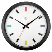 NeXtime 36cm Mix Silent Analogue Battery Operated Round Wall Clock Home Decor