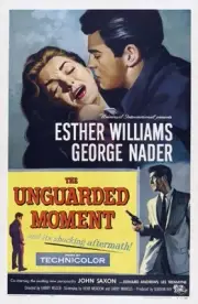 The Unguarded Moment poster Esther Williams John Saxon John Sa- 1956 Old Photo