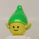 <樂高人偶小舖>正版樂高LEGO 特殊17 精靈 亮綠色 帽子 人偶 配件