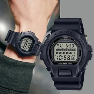 【CASIO 卡西歐】G-SHOCK 40周年全黑限量版手錶(DW-6640RE-1)