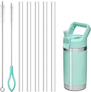 Diumepo 5 Pcs Replacement Straws for Rambler YETI Bootle, Reusable Straws Compatible with YETI Rambler Jr. 12 oz, 18oz, 26oz, 36oz, 64 oz Insulated Bottle, Accessories for Yeti Bottle, BPA free