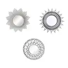 Wall Hanging Mirror Accent Small Round Mirrors Bedroom Entryway
