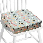 Toddler Booster Seat for Dining Table Booster Seat Pad Cushion with Detachable Cover Non-Slip Soft Booster Seats for Dining Chair Portable Kids Travel Increasing Cushion for Travel Home (Dog Squad)