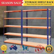 Storage Shelf Rack 2.4Mx1.8M Garage Shelving Warehouse Pallet Racking Steel Blue